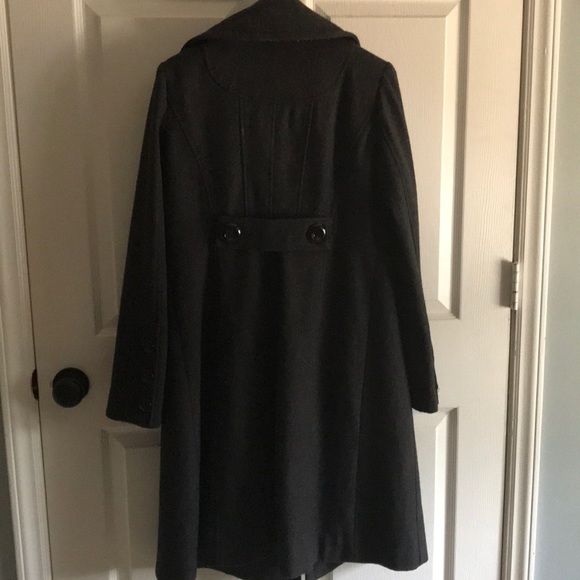 Charcoal black/dark grey coat - Picture 5 of 5